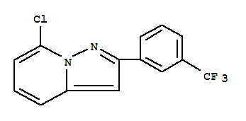 7-Chloro-2-(3-(trifluoromethyl)phenyl)pyrazolo[1,5-a]pyridine
