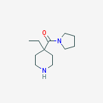 (4-ethylpiperidin-4-yl)-pyrrolidin-1-ylmethanone