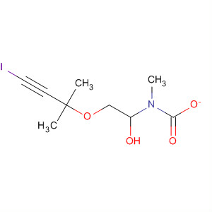 Ethanol, 2-[(3-iodo-1,1-dimethyl-2-propynyl)oxy]-, methylcarbamate
