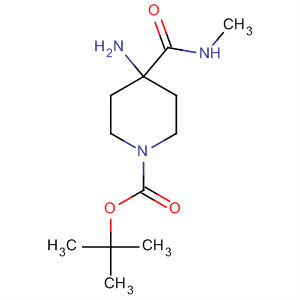 1-Piperidinecarboxylic acid, 4-amino-4-[(methylamino)carbonyl]-,1,1-dimethylethyl ester