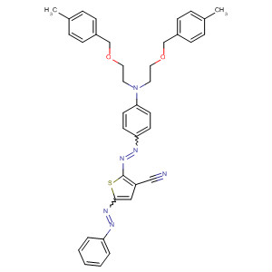 3-Thiophenecarbonitrile,2-[[4-[bis[2-[(4-methylphenyl)methoxy]ethyl]amino]phenyl]azo]-5-(phenylazo)-