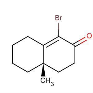 2(3H)-Naphthalenone, 1-bromo-4,4a,5,6,7,8-hexahydro-4a-methyl-,(S)-