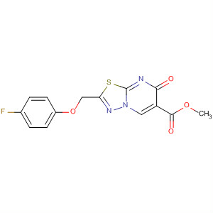 5H-1,3,4-Thiadiazolo[3,2-a]pyrimidine-6-carboxylic acid,2-[(4-fluorophenoxy)methyl]-5-oxo-, methyl ester