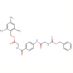 Glycine, N-[4-[[[[(phenylmethoxy)carbonyl]amino]acetyl]amino]benzoyl]-,(2,4,6-trimethylphenyl)methyl ester