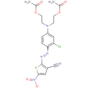 3-Thiophenecarbonitrile,2-[[4-[bis[2-(acetyloxy)ethyl]amino]-2-chlorophenyl]azo]-5-nitro-