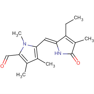 1H-Pyrrole-2-carboxaldehyde,5-[(3-ethyl-1,5-dihydro-4-methyl-5-oxo-2H-pyrrol-2-ylidene)methyl]-1,3,4-trimethyl-, (Z)-