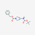 6-[(tert-Butyloxycarbonyl)amino]-3-azabicyclo[3.1.0]hexane-3-carboxylic acid benzyl ester