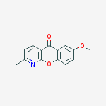 5H-[1]Benzopyrano[2,3-b]pyridin-5-one, 7-methoxy-2-methyl-