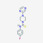 1-Piperazinecarbothioamide, N-(4-fluorophenyl)-4-pyrazinyl-