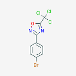 3-(4-bromophenyl)-5-(trichloromethyl)-1,2,4-oxadiazole