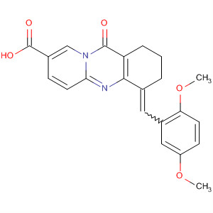 1H-Pyrido[2,1-b]quinazoline-8-carboxylic acid,4-[(2,5-dimethoxyphenyl)methylene]-2,3,4,11-tetrahydro-11-oxo-