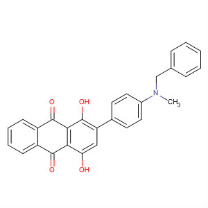 9,10-Anthracenedione,1,4-dihydroxy-2-[4-[methyl(phenylmethyl)amino]phenyl]-