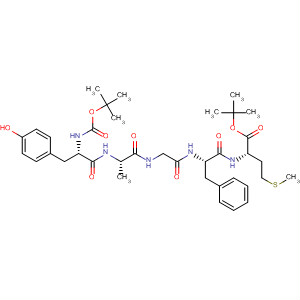 L-Methionine,N-[N-[N-[N-[N-[(1,1-dimethylethoxy)carbonyl]-L-tyrosyl]-b-alanyl]glycyl]-L-phenylalanyl]-, 1,1-dimethylethyl ester