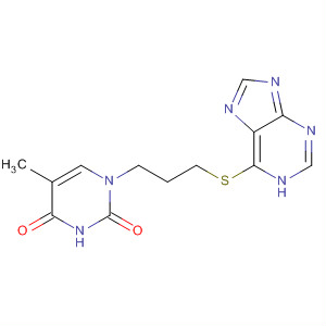 2,4(1H,3H)-Pyrimidinedione, 5-methyl-1-[3-(1H-purin-6-ylthio)propyl]-