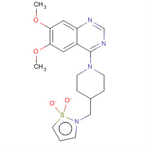 Quinazoline,4-[4-[(1,1-dioxido-2-isothiazolidinyl)methyl]-1-piperidinyl]-6,7-dimethoxy-