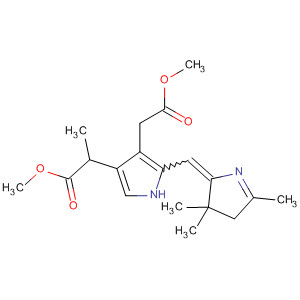 1H-Pyrrole-3-propanoic acid,5-[(3,4-dihydro-3,3,5-trimethyl-2H-pyrrol-2-ylidene)methyl]-4-(2-methoxy-2-oxoethyl)-, methyl ester, (Z)-