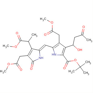 1H-Pyrrole-3-propanoic acid,2-[[5-[(1,1-dimethylethoxy)carbonyl]-3-(2-methoxy-2-oxoethyl)-4-(3-methoxy-3-oxopropyl)-1H-pyrrol-2-yl]methylene]-2,5-dihydro-4-(2-methoxy-2-oxoethyl)-5-oxo-, methyl ester, (Z)-