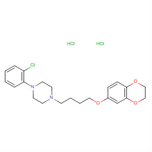 Piperazine,1-(2-chlorophenyl)-4-[4-[(2,3-dihydro-1,4-benzodioxin-6-yl)oxy]butyl]-,dihydrochloride