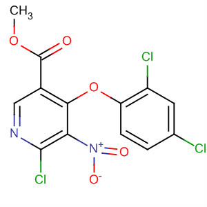 3-Pyridinecarboxylic acid, 6-chloro-4-(2,4-dichlorophenoxy)-5-nitro-,methyl ester
