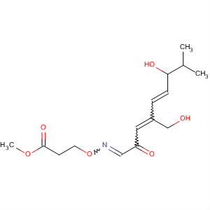 Propanoic acid,3-[[[hexahydro-5-hydroxy-4-(3-hydroxy-4-methyl-1-pentenyl)-2(1H)-pentalenylidene]amino]oxy]-, methyl ester