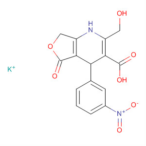 Furo[3,4-b]pyridine-3-carboxylic acid,1,4,5,7-tetrahydro-2-(hydroxymethyl)-4-(3-nitrophenyl)-5-oxo-,monopotassium salt