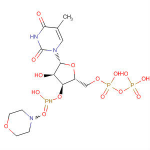 Thymidine 5'-(trihydrogen diphosphate), 3'-(hydrogen4-morpholinylphosphonate)