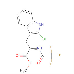 L-Tryptophan, 2-chloro-N-(trifluoroacetyl)-, methyl ester