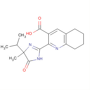 3-Quinolinecarboxylic acid,2-[4,5-dihydro-4-methyl-4-(1-methylethyl)-5-oxo-1H-imidazol-2-yl]-5,6,7,8-tetrahydro-