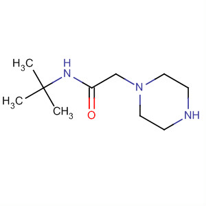 1-Piperazineacetamide, N-(1,1-dimethylethyl)-