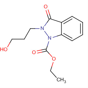 1H-Indazole-1-carboxylic acid, 2,3-dihydro-2-(3-hydroxypropyl)-3-oxo-,ethyl ester
