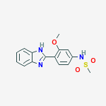 N-[4-(1H-benzimidazol-2-yl)-3-methoxyphenyl]methanesulfonamide