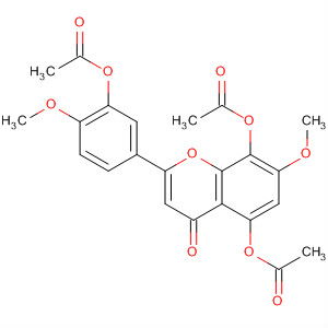 4H-1-Benzopyran-4-one,5,8-bis(acetyloxy)-2-[3-(acetyloxy)-4-methoxyphenyl]-7-methoxy-