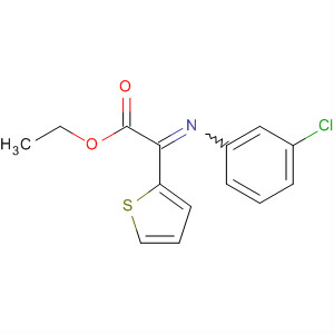 2-Thiopheneacetic acid, a-[(3-chlorophenyl)imino]-, ethyl ester