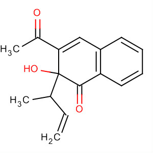 1(2H)-Naphthalenone, 3-acetyl-2-hydroxy-2-(1-methyl-2-propenyl)-