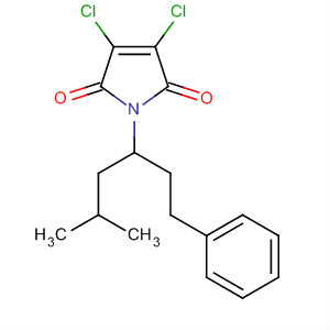 1H-Pyrrole-2,5-dione, 3,4-dichloro-1-[3-methyl-1-(2-phenylethyl)butyl]-