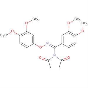 2,5-Pyrrolidinedione,1-[(3,4-dimethoxyphenyl)[(3,4-dimethoxyphenyl)oxidoimino]methyl]-, (Z)-