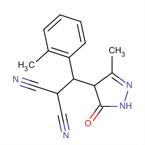Propanedinitrile,[(4,5-dihydro-3-methyl-5-oxo-1H-pyrazol-4-yl)(2-methylphenyl)methyl]-