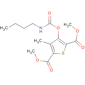 2,5-Thiophenedicarboxylic acid,3-[[(butylamino)carbonyl]oxy]-4-methyl-, dimethyl ester
