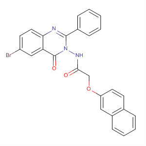 Acetamide,N-(6-bromo-4-oxo-2-phenyl-3(4H)-quinazolinyl)-2-(2-naphthalenyloxy)-