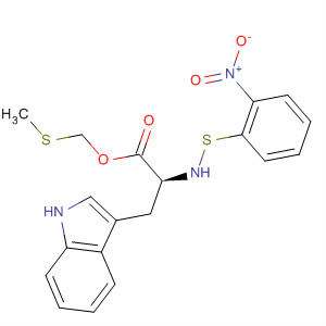 L-Tryptophan, N-[(2-nitrophenyl)thio]-, (methylthio)methyl ester