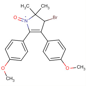 2H-Pyrrole, 3-bromo-4,5-bis(4-methoxyphenyl)-2,2-dimethyl-, 1-oxide