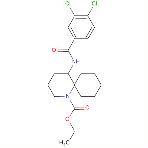 1-Azaspiro[5.5]undecane-1-carboxylic acid,5-[(3,4-dichlorobenzoyl)amino]-, ethyl ester