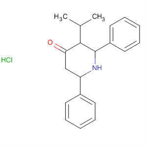 4-Piperidinone, 3-(1-methylethyl)-2,6-diphenyl-, hydrochloride