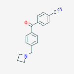 4-AZETIDINOMETHYL-4-CYANOBENZOPHENONE