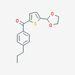 5-(1,3-DIOXOLAN-2-YL)-2-(4-PROPYLBENZOYL)THIOPHENE