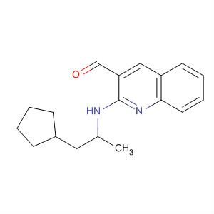 3-Quinolinecarboxaldehyde, 2-[(cyclopentylmethyl)ethylamino]-