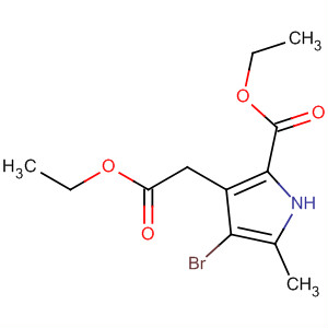 1H-Pyrrole-3-acetic acid, 4-bromo-2-(ethoxycarbonyl)-5-methyl-, ethylester