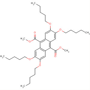 9,10-Anthracenedicarboxylic acid, 2,3,6,7-tetrakis(pentyloxy)-, dimethylester