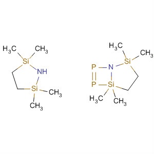 1-Aza-2,5-disilacyclopentane,1,1'-(1,2-diphosphenediyl)bis[2,2,5,5-tetramethyl-, (E)-