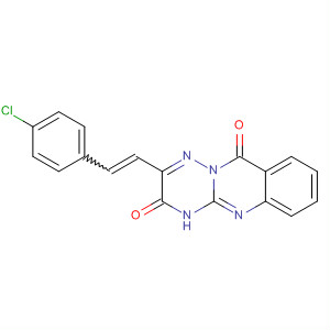 3H-[1,2,4]Triazino[3,2-b]quinazoline-3,10(4H)-dione,2-[2-(4-chlorophenyl)ethenyl]-
